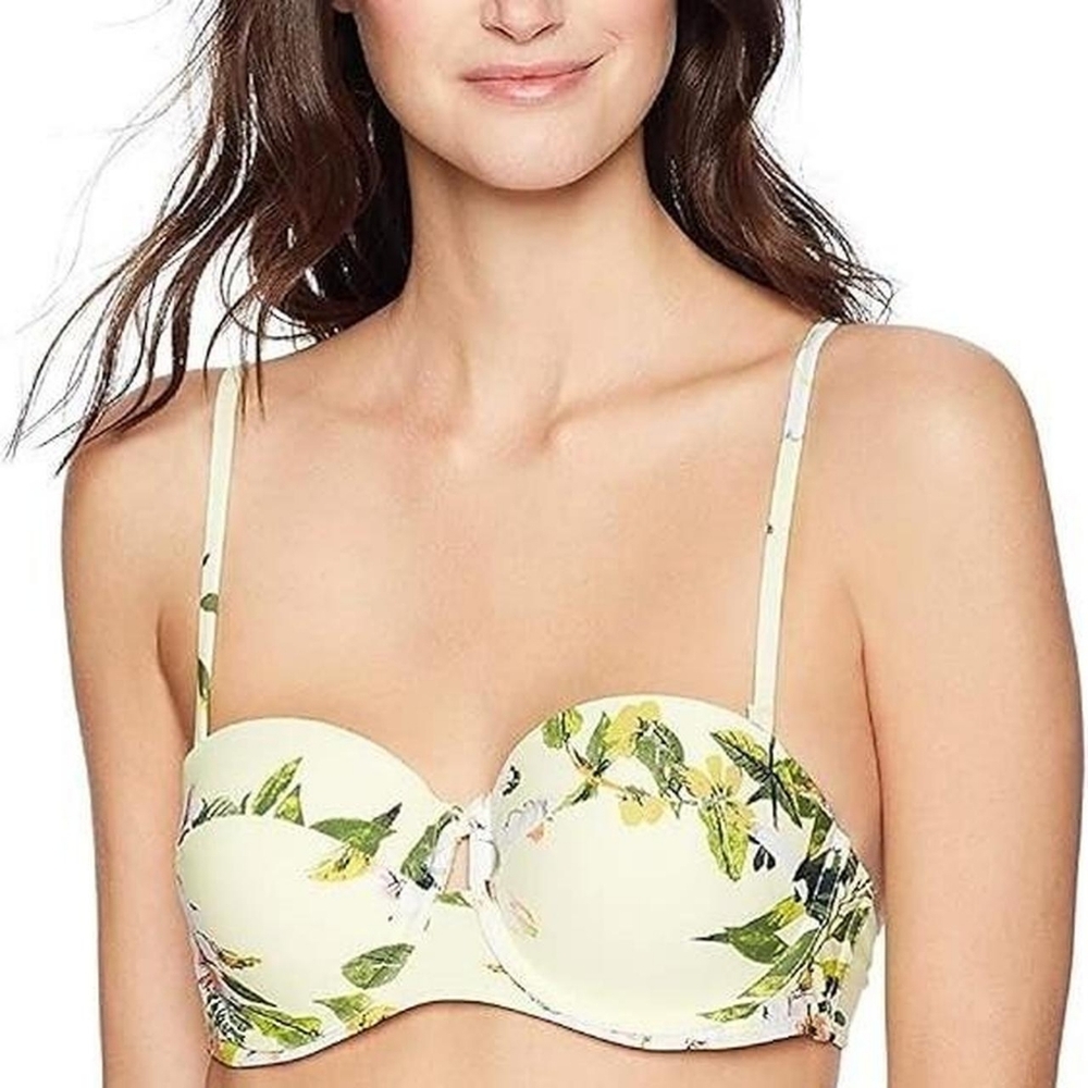 Rachel Rachel Roy Floral Underwire Bikini Top - Size Medium - NWT